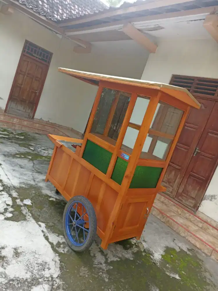 Jual Gerobak Angkringan, Bakso, Mie Ayam, Bubur, Sate, Soto, Pecel dll