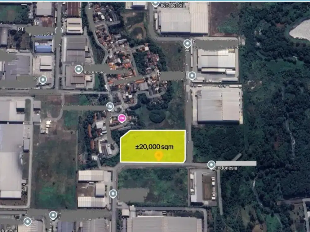 Dijual Tanah Industri di MM2100