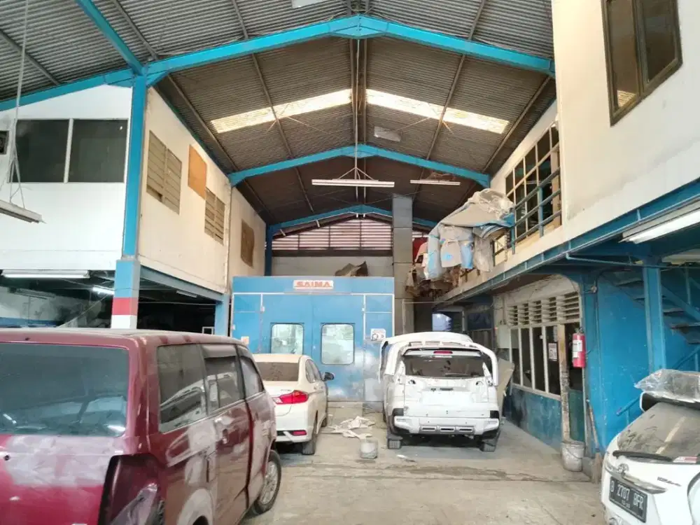 Disewakan Gudang Ex Bengkel Luas 520 Sunter Jakarta Utara