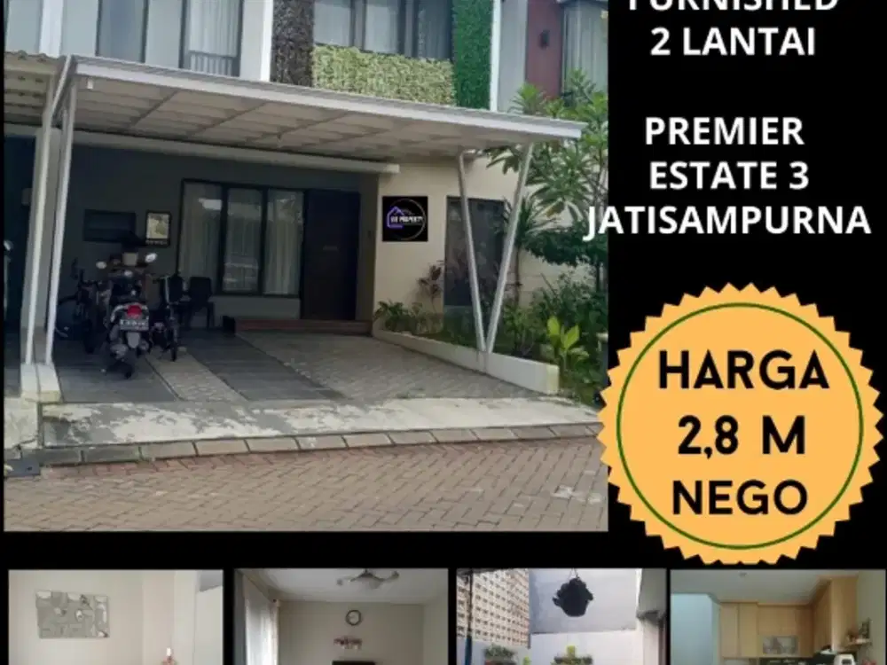 Rumah apik siap huni di Premier Estate Jatisampurna Bekasi