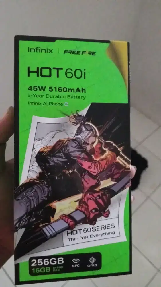 Hp Infinix hot 60i 8+8/256