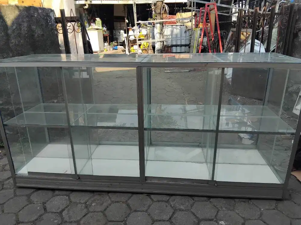 wtalase toko ATK murah bekas 250x70x120