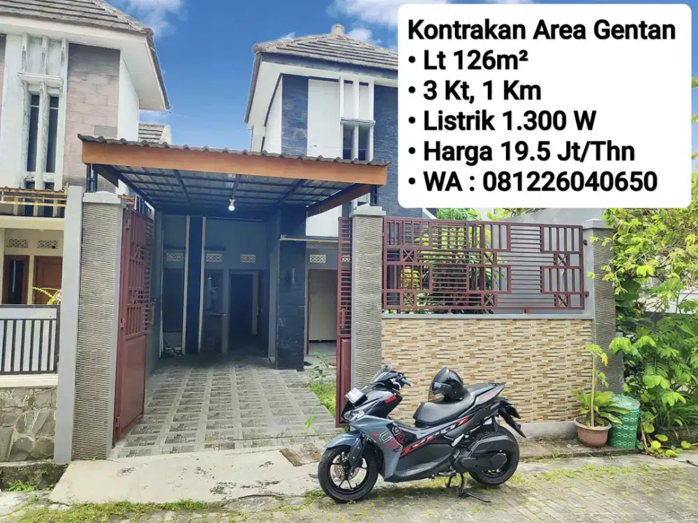 Sewa Rumah Full Furnish Area Makamhaji, Dekat Gentan, Purwosari