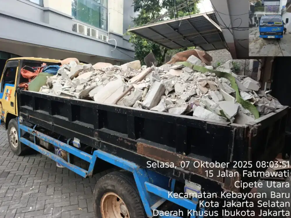 Jasa buang puing dan angkut sampah