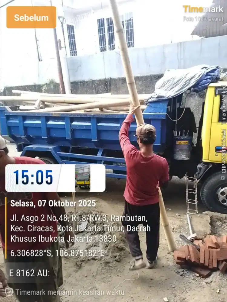 Jasa angkutan puing proyek