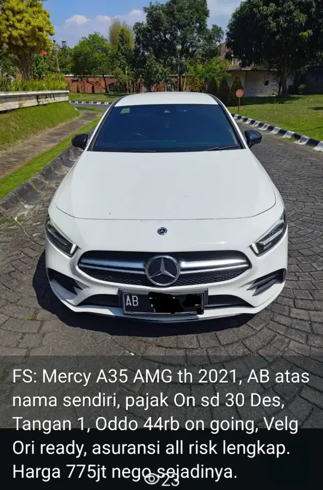 Mercy AMG A35 AB asli Tgn 1 Variasi Ganteng No Minus