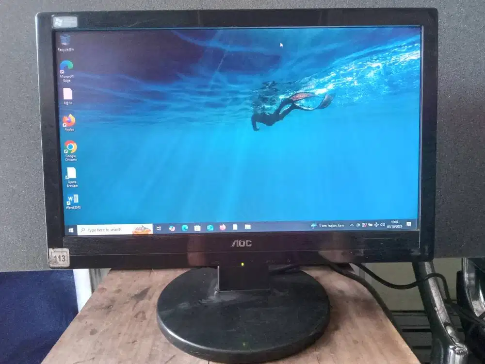 led monitor 16 AOC murah bekas