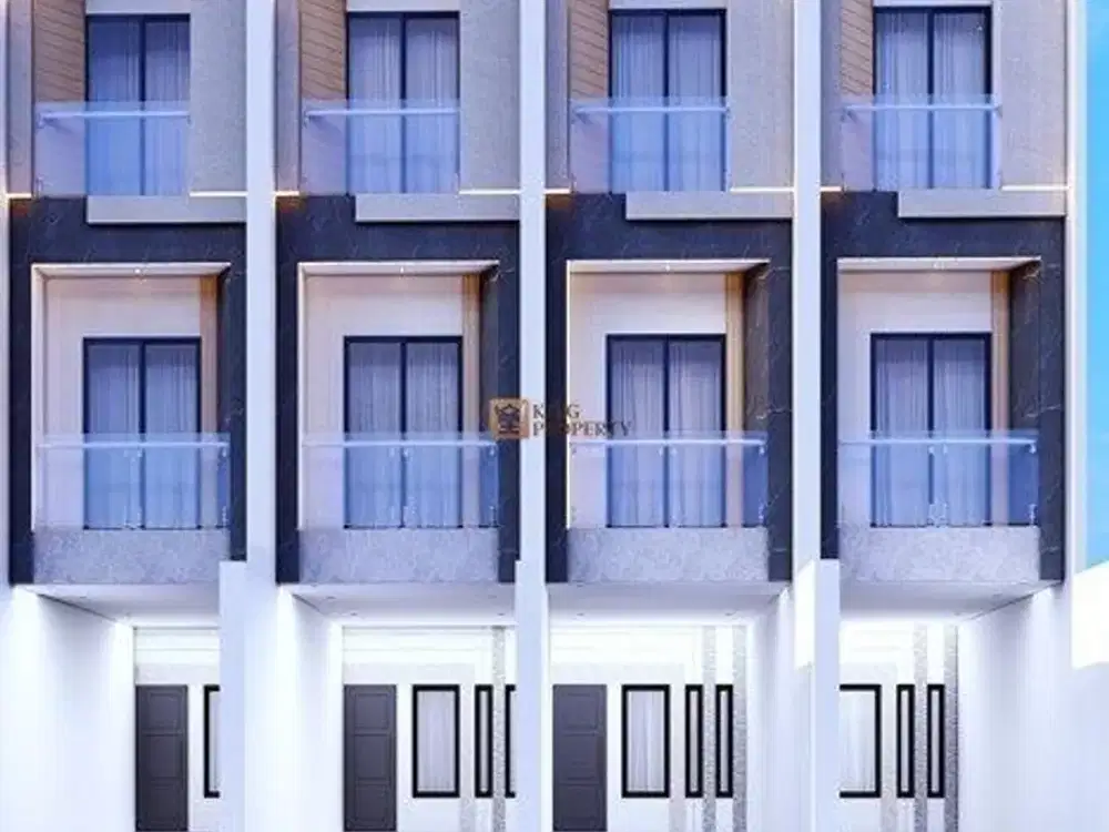 Rumah Eksklusif 3 Lantai Tanjung Duren Barat Desain Modern, Akses 3 Mobil, Bebas Banjir!