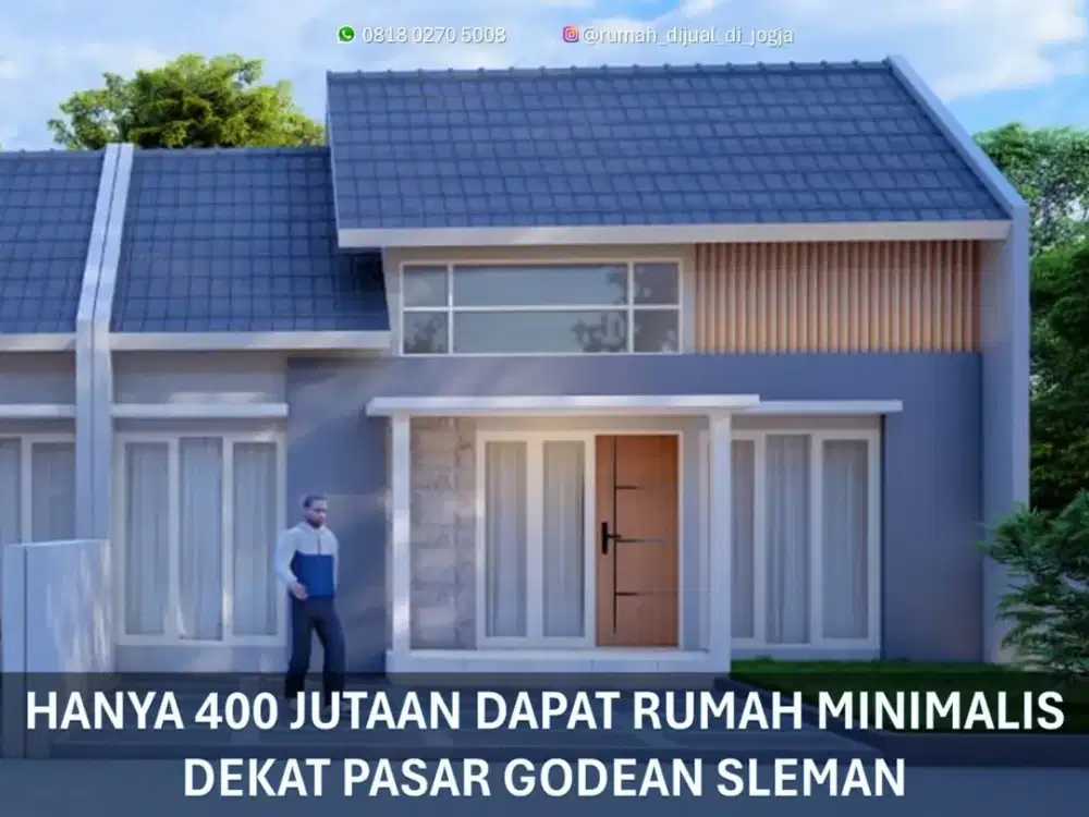 Rumah Proses Bangun dekat Pasar Godean di Sumbersari Sleman