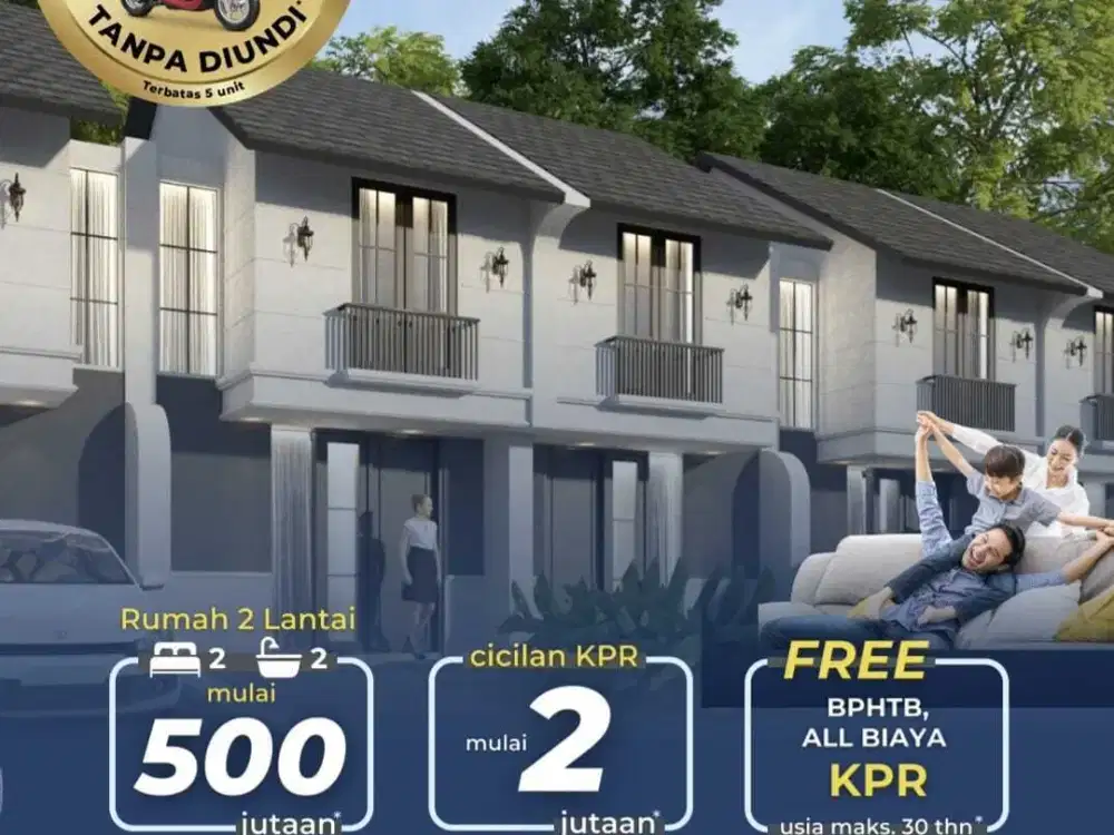 rumah nara park rungkut dekat upn free honda scoopy