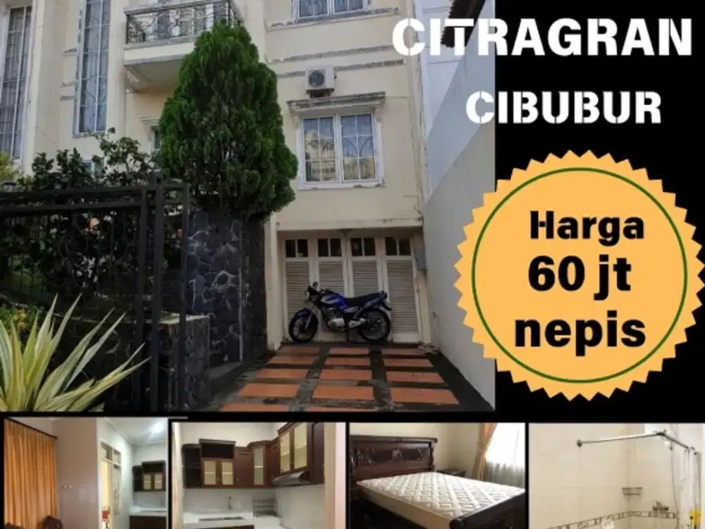 Rumah Sewa Semi Furnished di Citragran Cibubur