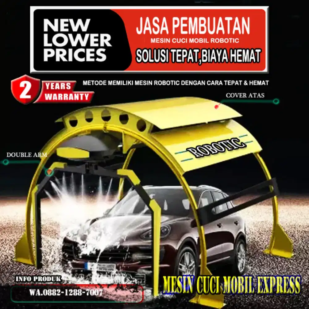 Mesin Cuci Mobil Robotic