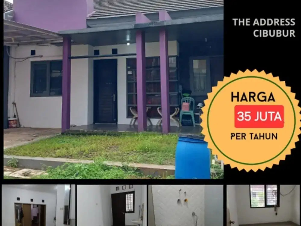 Rumah Cantik Siap Huni The Address Cibubur