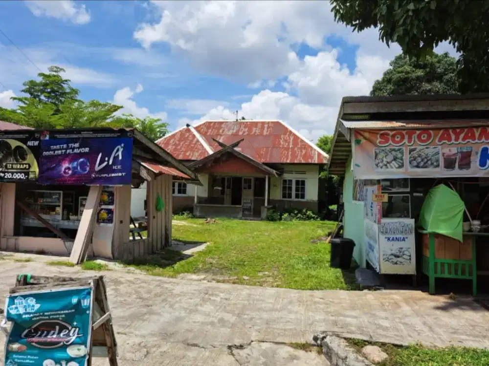 TANAH + BANGUNAN 5 MENIT DARI PUSAT KOTA BUNDARAN BESAR