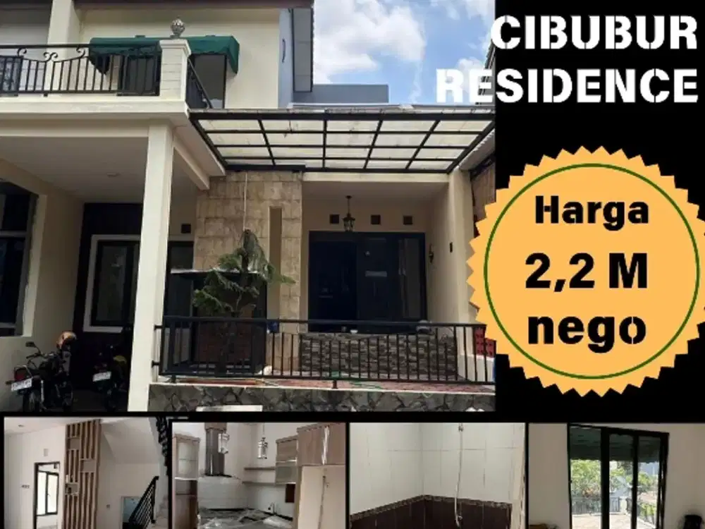Dijual Rumah Baru Renov Siap Huni Di Cibubur Residence