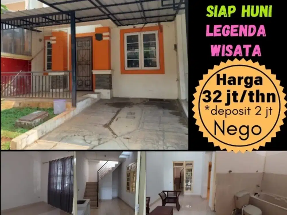 Rumah Sewa di Legenda Wisata di Cibubur