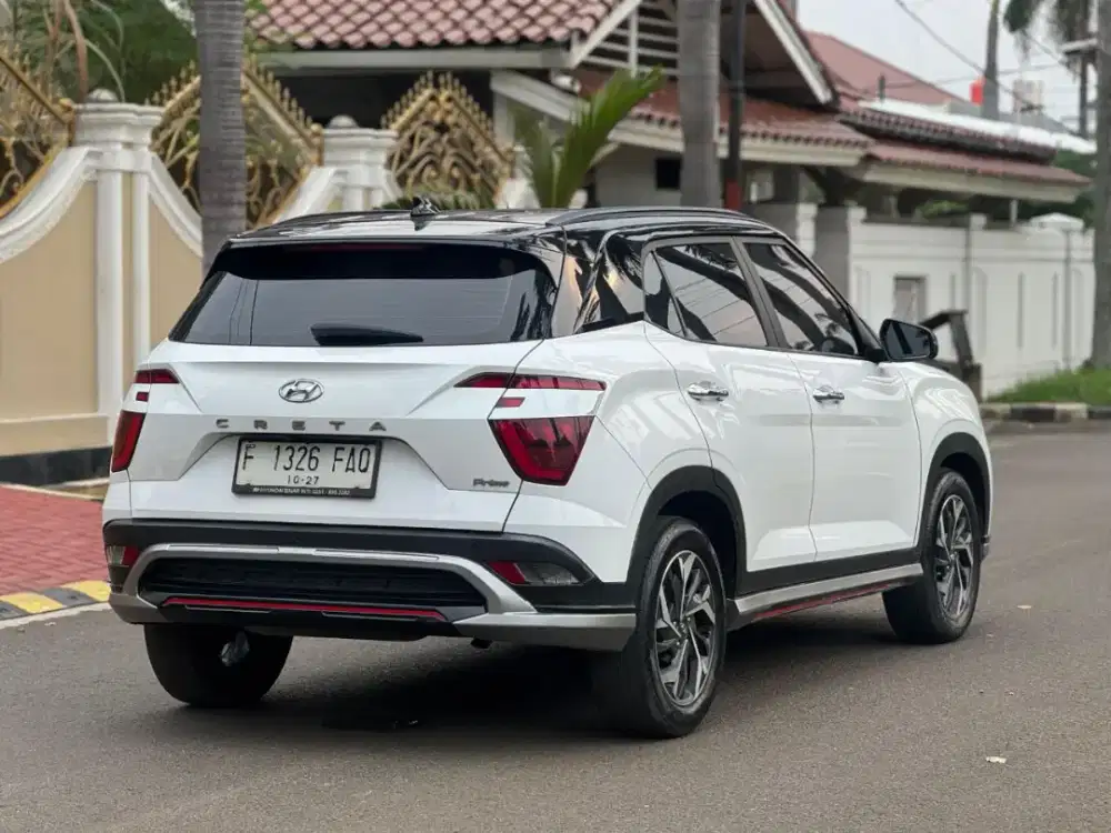 Hyundai Creta Prime 1.5 AT 2022 Putih Two Tone  SIAP PAKAI