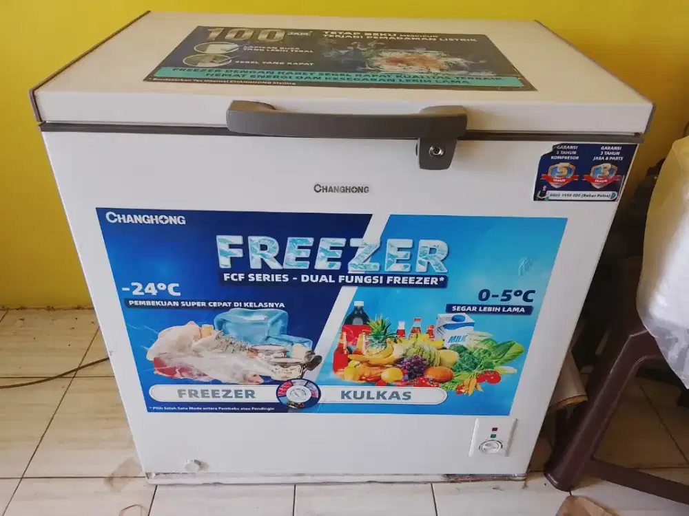 Freezer second kondisi istimewa