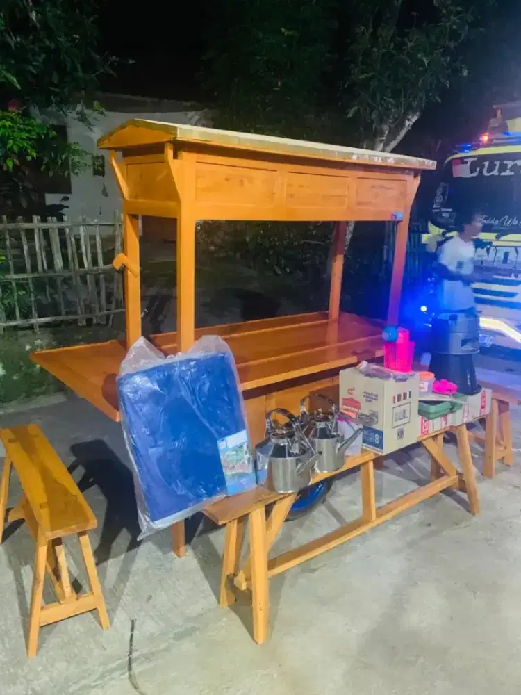 Jual Gerobak Angkringan, Bakso, Mie Ayam, Bubur, Sate, Soto, Pecel dll