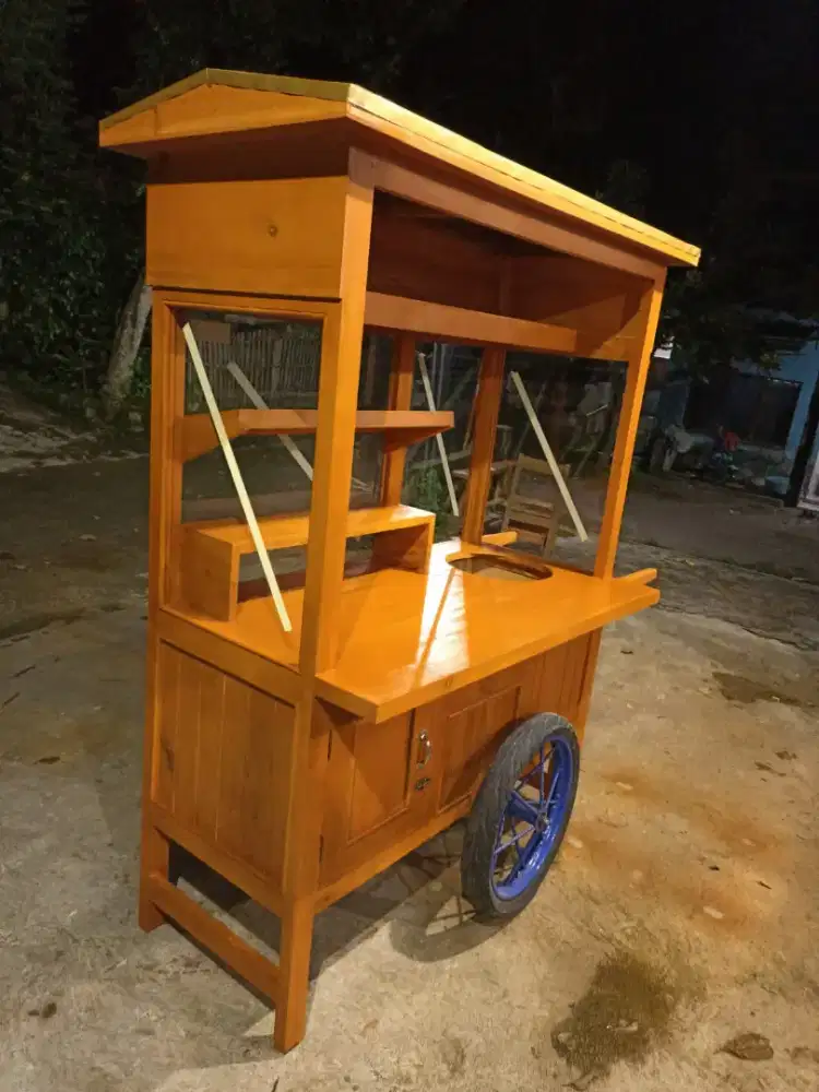 Jual Gerobak Angkringan, Bakso, Mie Ayam, Bubur, Sate, Soto, Pecel dll