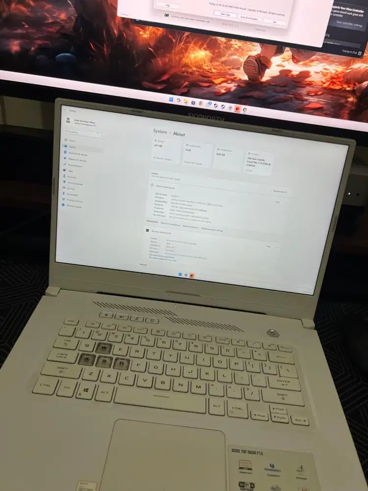 Asus tuf dash f15 fx516PC