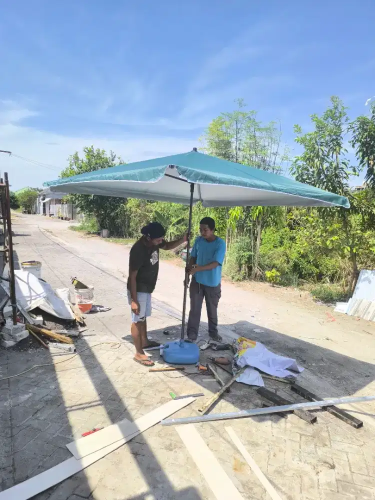 Payung lipat anti UV untuk jualan / Bazar