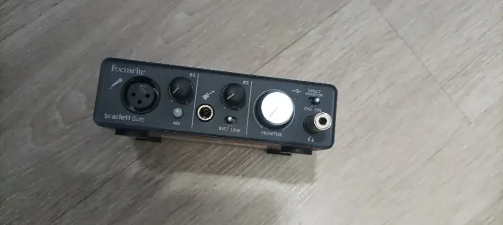 Soundcard focusrite solo