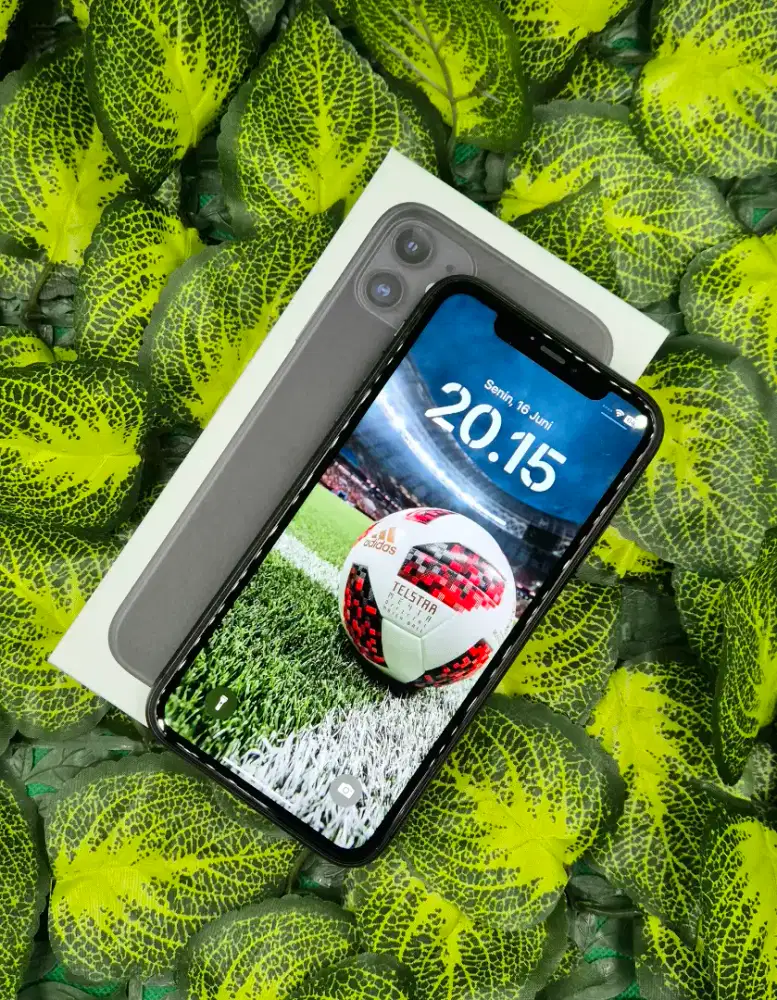 IPhone 11 2Kartu 128Gb Black Normal Lengkap