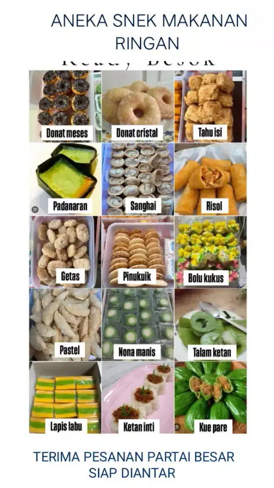 Snek kue-kue makanan ringan