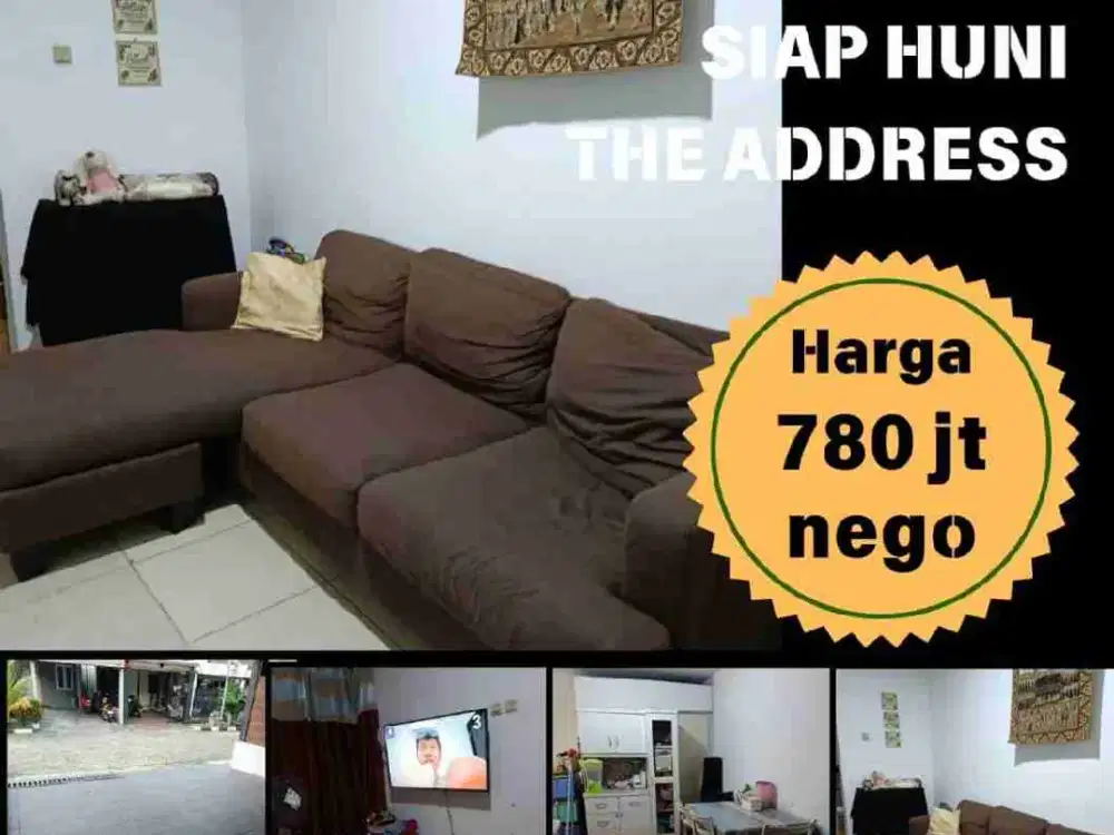 Rumah siap huni di Address Cibubur