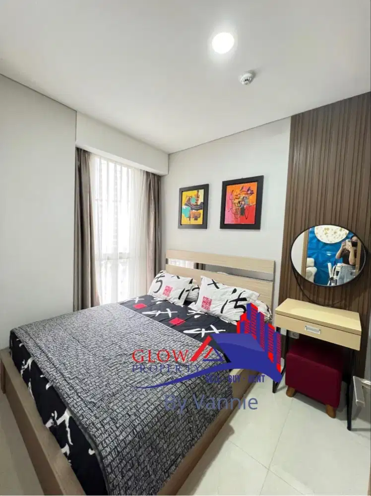 DIJUAL 1 BEDROOM SERTIFIKAT FULL FURNISH TAMAN ANGGREK RESIDENCE