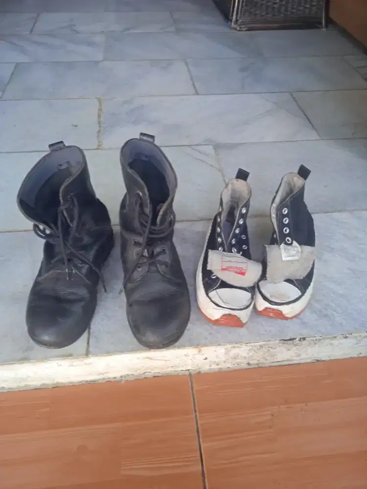 Sepatu PDL kulit asli dan