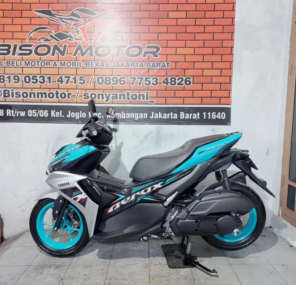 ISTIMEWA ! YAMAHA AEROX 155 VVA NON ABS TAHUN 2023 WARNA HIJAU
