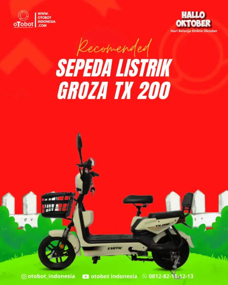 Sepeda listrik groza tx 200