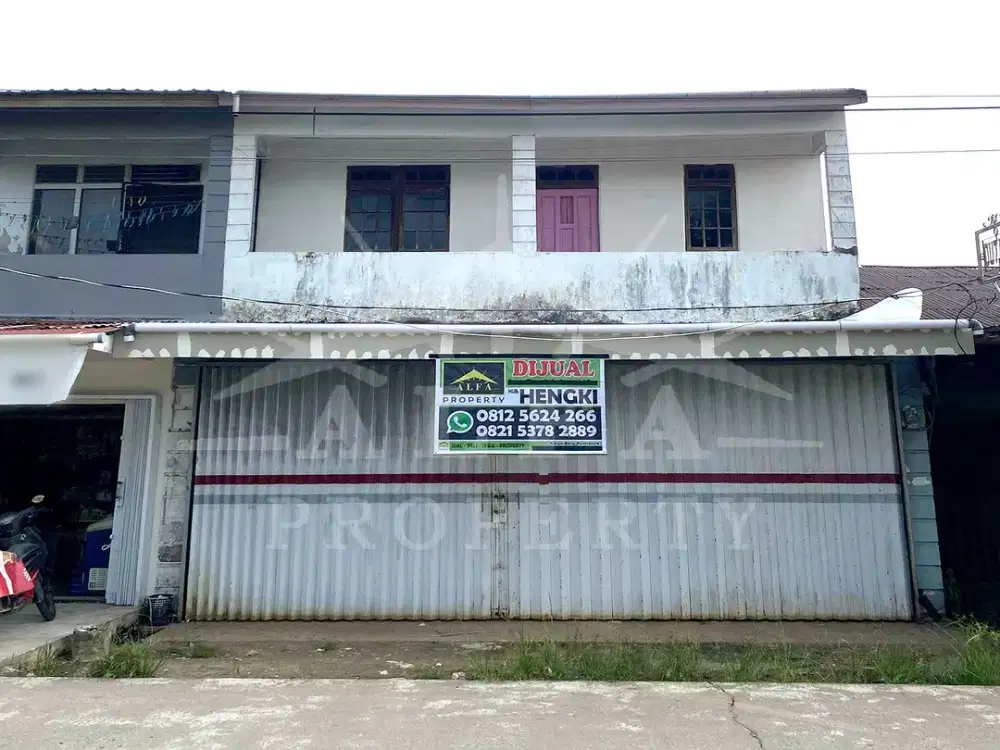 Dijual Murah Ruko 2 Unit Jl Arteri Supadio Pontianak Tenggara