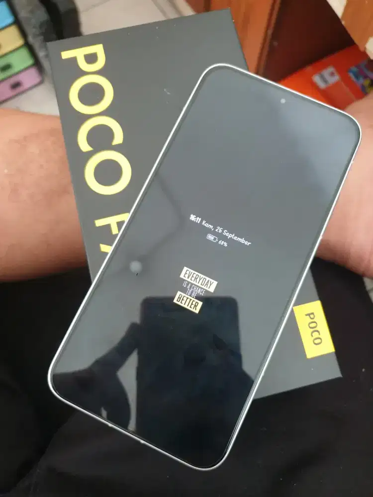 POCO F7 WHITE GARANSI RESMI PANJANG