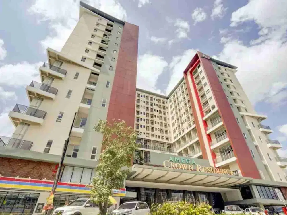 AMEGA CROWN TERMURAH ‼️ Apartemen Studio dekat MERR 2C & TOL PONDOK TJANDRA