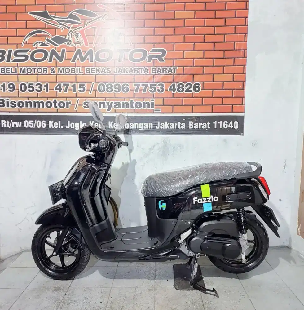 MEWAH KM 1RB! YAMAHA FAZZIO 125 TIPE KUNCI TAHUN 2025 WARNA HITAM