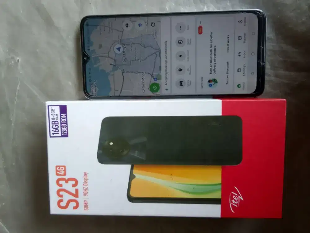 Itel S23 white 8/128GB jual kondisi apa adanya