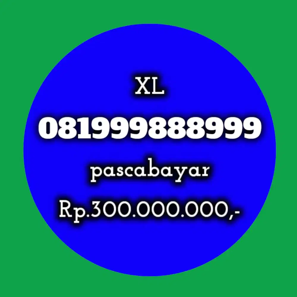 NOMOR CANTIK XL PRIORITAS 888999