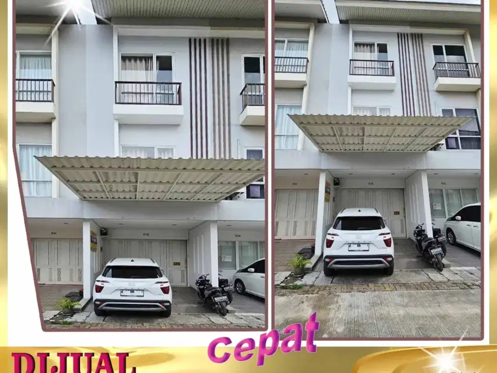DIJUAL RUMAH 3 LANTAI CENGKARENG RESIDANCE JAKARTA BARAT SIAP HUNI