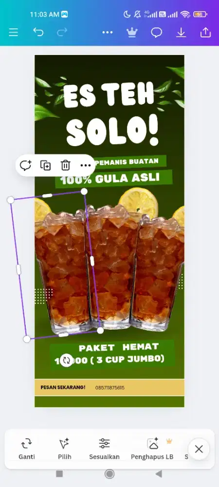 Dicari jaga stand es teh solo