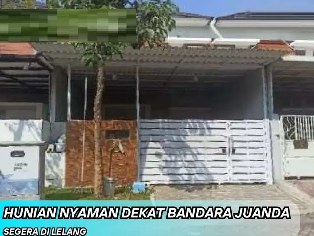 Dijual Rumah Lelang 600 Jutaan di Puri Surya Jaya Sidoarjo