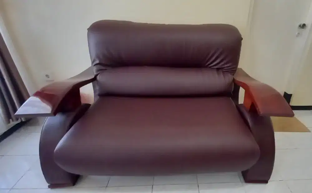 DIJUAL CEPAT 1 SET SOFA TAMU MEWAH SOFA 3-2-1 SEAT + MEJA