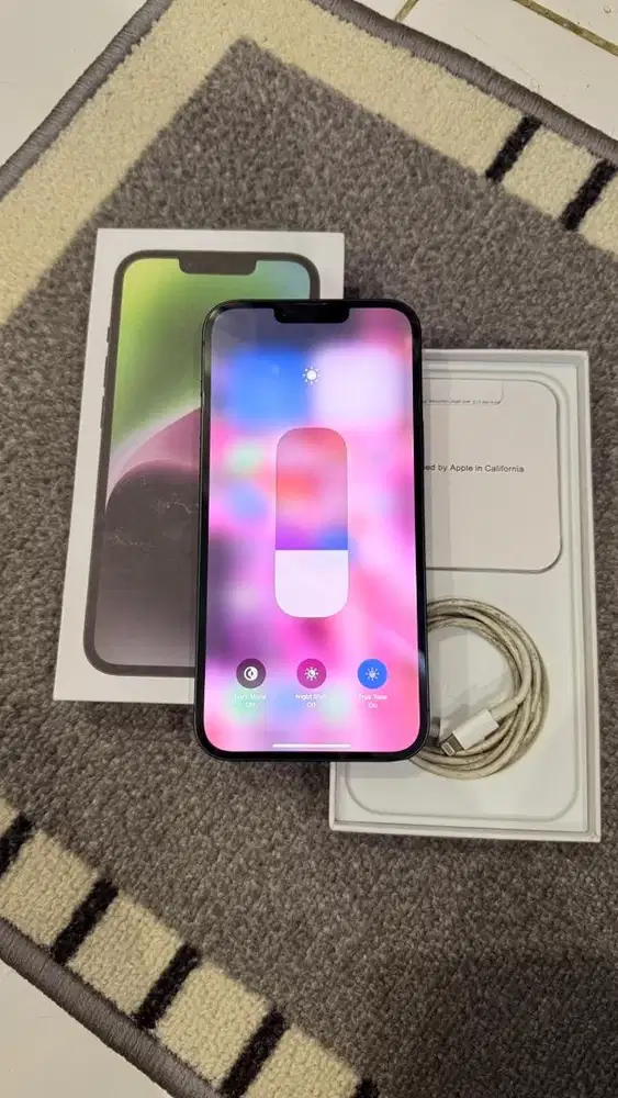 Dijual Iphone 14 Plus 128GB Black Wifi Only Lengkap