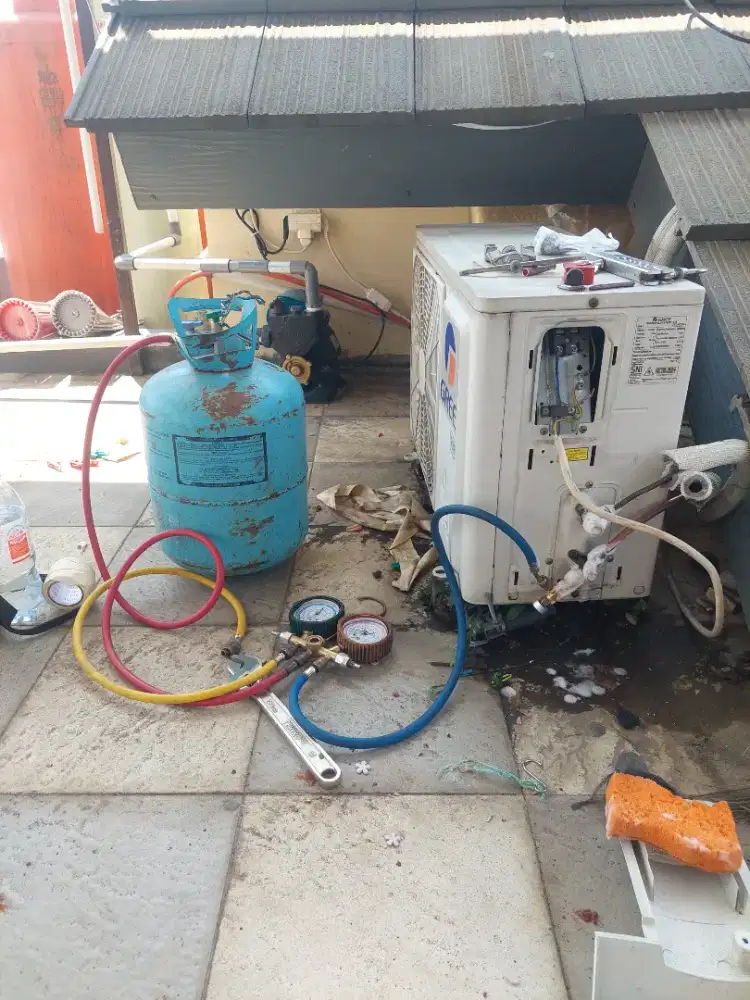 Pasang & service ac, water heater, kulkaa dll