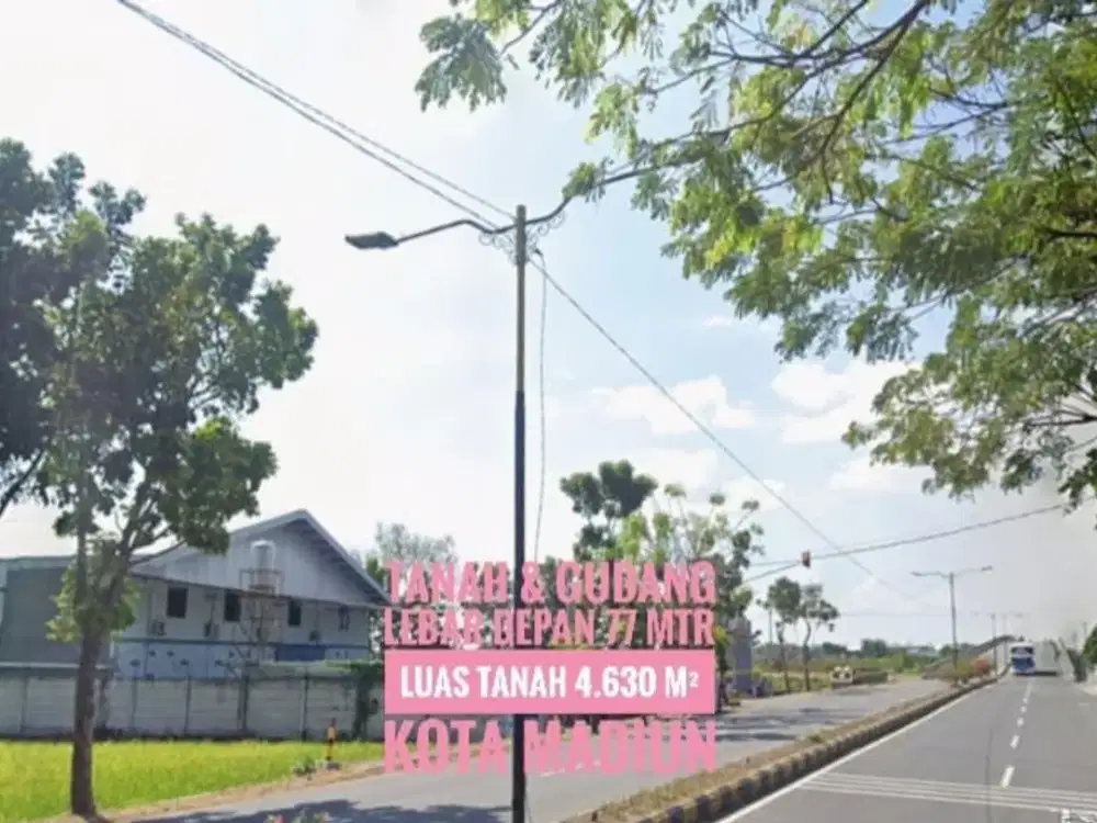 [H] Tanah Pekarangan+Gudang, Jl. Ringroad KOTA MADIUN Prospektif
