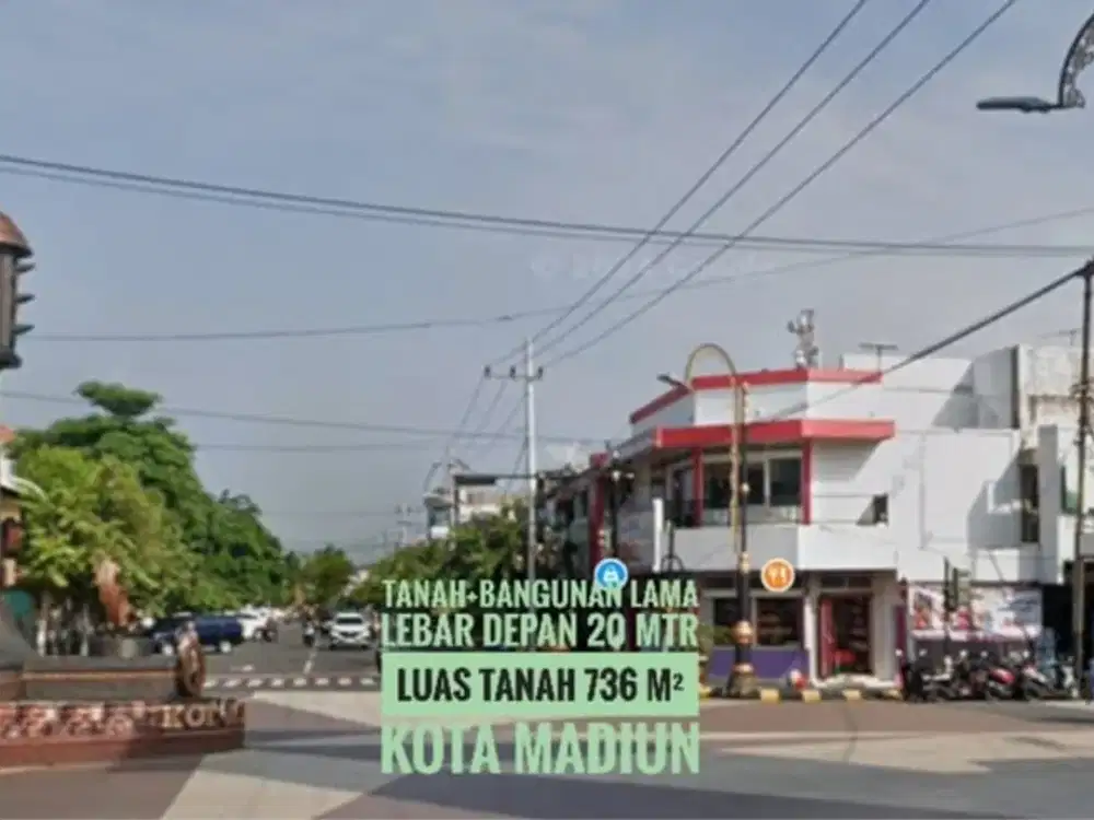 [AD] Tanah+Bangunan Lama, Panglima Sudirman KOTA MADIUN Baguss