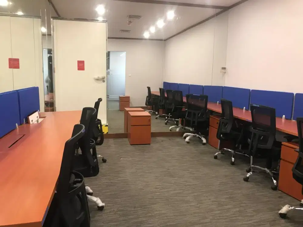 Sewa Kantor Full Furnish Siap Huni 334 m2 di Equity Tower SCBD