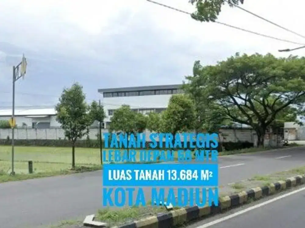 [B] Tanah LD 58 mtr, Ringroad Barat Kota MADIUN, Istimewaa
